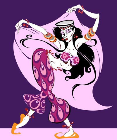 Polovtsian maiden, from Borodin